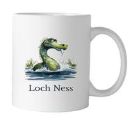 1stclassgifts Loch Ness Monster Design 11oz Ceramic Mug Birthday Wedding Anniversary Christmas (UV Printed)