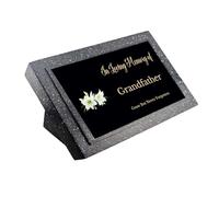 1stclassgifts Memorial Grave Marker Grave Plaque Remembrance With In Loving Memory of & Lily Flowers Design Mum Dad Grandad (UV PRINTED) (Grandfather)