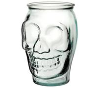 1stclassgifts Personalised Engraved Tall Skull Jar 18oz (Glass & Silk Box)