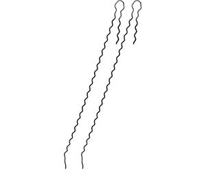 1STec 2 x 10a Twisted Dropwire Clamp for Supporting Main Overhead Cables Such as 2 4 Pair CW1415 CW1420 BT Telephone Broadband Drop Lead Wall Bracket or Eyebolt Installation Support Spiral Wire Strap