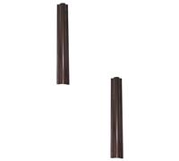1STec 2 x 40cm Brown external use cable riser guard for protecting outdoor Telephone Data Electrical wires hoses or pipes up to 25mm thick. Screw to wall capping prevents cuts vandalism or pet damage