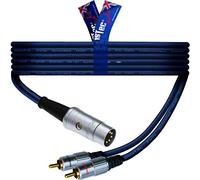 1STec 5m 5 Pin DIN Stereo Audio Cable with 2 RCA Phono Plugs. This Cable is suitable for connecting various audio sources to B&O Naim Quad or similar Amplifiers (RCA-DIN, 5 Metre)