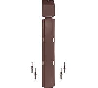 1STec Brown BT Openreach 25 + 101A cable cover capping for outdoor Together these protect the wall entry point & gives the underground telephone broadband drop wire main feed protection from damage