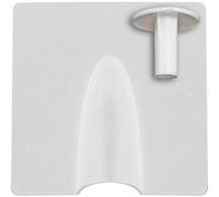 1STec White External Drill Brick Damage Weather Shield Cover + Internal Hole Tidy Cable Bush Kit for up to 7mm Coaxial TV Alarm/Telephone Wire RG59 Coax CCTV Low Voltage Garden Lights & Power Leads