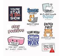 1step2dream Funny Office Stickers Motivational - Sarcastic Decals for Coworkers, Office Workers & Corporate Professionals - Waterproof Vinyl Laptop, Journal, Phone Decals