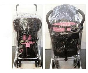 1Stopbabystore New Universal Stroller RAIN Cover to fit Silver Cross pop, XLR, XT, Quest, Truimph, Hauck Turbo Toro CHICCO LITEWAY RAINCOVER FIts Most pushchairs with Hood