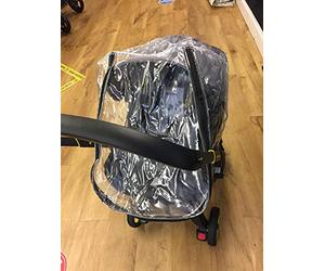 1stopbabystore Universal Doona Car seat raincover PVC Made in UK Will fit Doona X Venicci Maxi Cosi Cabrio Pebble Plus Silvercross Ventura and Many More carseat