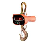 1T 2T 3T 5T 10T Digital Wireless Hanging Scale Rechargeable LED Direct View Remote Control Crane Aluminum Alloy Shell Heavy Load(3T 0.5KG)
