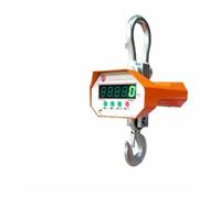 1T/3T/5T/10T Electronic Hanging Scale Hook Wireless OCS Industrial Crane Weighing Scale LED High-precision Sensor Remote Control for Market, Construction(1T Green Digit)