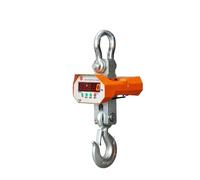 1T/3T/5T/10T Electronic Hanging Scale Hook Wireless OCS Industrial Crane Weighing Scale LED High-precision Sensor Remote Control for Market, Construction(3T 80M Remote)