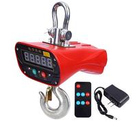1T Industrial Heavy Duty Crane Scale with LCD Backlight & Remote - High Auracy for Construction & Fishing