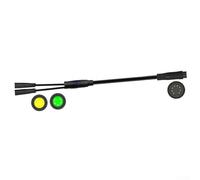 1T2 cable for mountain bike eBike controllers featuring 8pin to 5pin display adapter and 3pin throttle grip cable compatible with Quantum waterproof motor controllers (1T2 725mm)