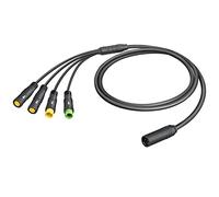 1T4 Cable Wiring Harness for Bafang BBS01 BBS02 BBSHD Mid Drive Motor Display Brake Thumb Throttle Waterproof Connector 51in