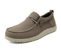 1TAZERO Men's Wide Slip On Shoes Casual Loafers Arch Support Comfort
