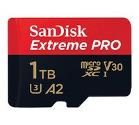 (1TB) SanDisk Extreme Pro 1 TB microSDXC Memory Card with SD Adapter with A2 App Performance, Rescue Pro Deluxe 170 MB/s Class 10