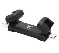 1TB Silicon Power Marvel Xtreme DS72 USB3.2 Gen2 USB Drive Black (Type-A / Type-C)
