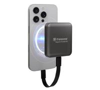 1TB Transcend ESD420 Portable Magnetic SSD USB 20Gbps Type-C Magsafe (Iron Grey)