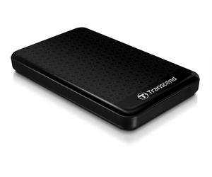 1TB Transcend StoreJet 25A3 USB 3.1 Gen 1 Portable Hard Drive - Black - Rugged Edition