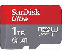 1TB Ultra microSDXC UHS-I memory card - transfer speeds up to 150MB/s, C10 grade, U1 grade, supports Full HD video, A1 grade.