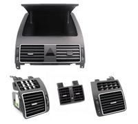 1TD819203A 1TD819728C For VW For Caddy For Touran 2004-2016 Front Rear Left Right Centre Chrome Console AC Air Conditioning Outlet Vent Car AC Vent Grille(A set 4 pcs)