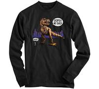 1Tee Boys Dinosaur Crushing Car 'Oops My Bad' Sweatshirt Jumper Black 9-11 Years