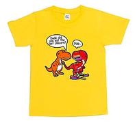 1Tee Boys Dude Did You Eat The Last Unicorn T-Rex Dinosaur T-Shirt Yellow 7-8 Years