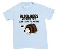 1Tee Boys Hedgehogs Why Don't They Just Share The Hedge T-Shirt