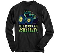 1Tee Boys Here Comes The Big Guy Tractor Sweatshirt Jumper Black 7-8 Years