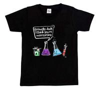 1Tee Boys Seriously Dude I Think You're Overreacting Chemistry T-Shirt Black 5-6 Years