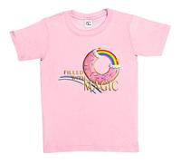 1Tee Girls Donut Filled with Magic Rainbow T-Shirt
