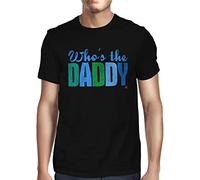 1Tee Mens Who's The Daddy T-Shirt Black XX-Large