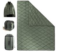 1TG Tactical Wearable Camping Blanket, Lightweight Waterproof Thermal Camping Quilt with Snap Buttons, Packable for Office, Outdoor, Hiking, Beach, Car-Machine Washable(M -190x132CM L-158x208CM)