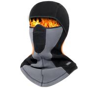 1TG Tactical Winter Balaclava, Ski Mask Warm Face Mask Thermal Windproof Face Cover for Cold Weather Winter Skiing Snowboarding Motorcycling Ice Fishing Men Women, Grey, L