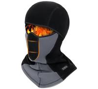 1TG Tactical Winter Balaclava, Ski Mask Warm Face Mask Thermal Windproof Face Cover for Cold Weather Winter Skiing Snowboarding Motorcycling Ice Fishing Men Women, Grey, XL