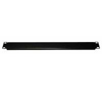 1U 19-Inch Server Rack Blanking Panel - Black - Steel Filler Panel for Data Cabinets & Network Racks - Improves Airflow & Cable Management