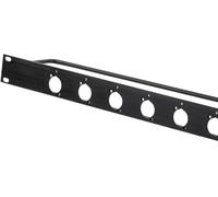 1U 2U rack patch panel 8 12 16 24 channel flight box installation for XLR connector male and female cabinet installation panel(1U4D)