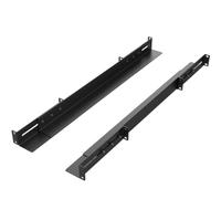 1U 4-Post Rack Rail, 24-36in Adjustable Depth | Universal Server Rack Rail Compatible with APC, HP, IBM, DELL, Compag Cabinet & Rack