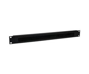 1U Brush Strip Horizontal Server Rack Cable Management Panel
