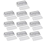 1U/ Clear Keycaps with 95% Light Transmission for Mechanical Keyboards Original Height Durability PC Backlight Compatible Clear Keycaps