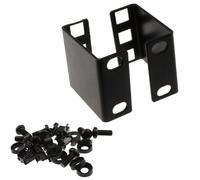 1U Rack Mount Data Cabinet Recessing Bracket with Cage Nuts 50mm Deep