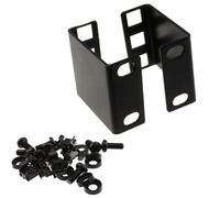 1U Rack Mount Data Cabinet Recessing Bracket with Cage Nuts 50mm Deep