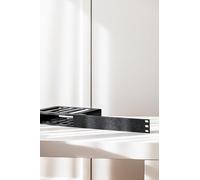 1U Rack Mount for 2X or 1x Dell Optiplex Micro 3000/5000/7000 Series - 3D Printed 19" Bracket (Orange, for 1x Dell Optiplex Left Side and Bezel)