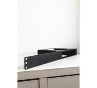 1U Rack Mount for 2X or 1x Dell Optiplex Micro 3000/5000/7000 Series - 3D Printed 19" Bracket (Orange, for 1x Dell Optiplex Right Side + Bezel v2)