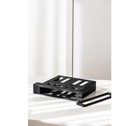 1U Rack Mount for 2X or 1x Dell Optiplex Micro 3000/5000/7000 Series - 3D Printed 19" Bracket (Orange, for 1x Dell Optiplex Right Side)