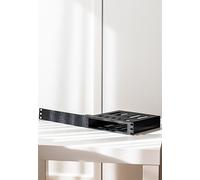 1U Rack Mount for 2X or 1x Dell Optiplex Micro 3000/5000/7000 Series - 3D Printed 19" Bracket (White, for 1x Dell Optiplex Right Side and Bezel)