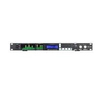 1U Rack MR-8C A Digital Audio Mixer Console Speaker Amplifier Microphone
