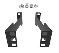 1U Server Rack Depth Extender Tool Heavy Duty Carbon Steel Bracket Secure & Space Saving for Data Center Organization Carbon Steel Rack Mount Adapter