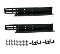 1U Server Rack Rails, Universal Rack Mount Rails Fit for Dell Compaq Hp IBM APC, 4-Post Server Rack Shelf Rail, 17"-27.9" Adjustable Depth,110 Lbs Capacity