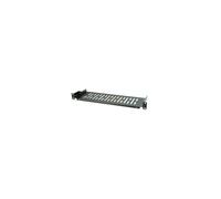 1U Shelf 250mm Rack 19, Perforated, Black 691650TS.1B