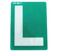 1u Sticker L Tinted Glass Car Driver Novel Approved by the DGT - High Adhesion - L Reflective Outdoor Driving School - (1)